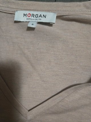 Camiseta Morgan Talla S con brillos