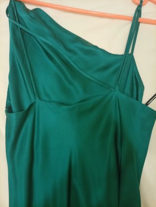 Vestido largo Zara verde