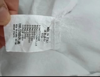 Pantalón corto lino blanco talla S