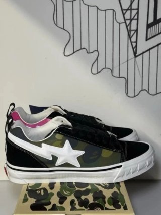 Bape x Vans Knu Skool TB Scarpe Camo Taglia 43 EU