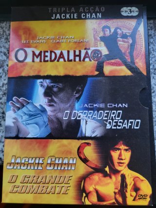 Pack 3 DVD Tripla Ação Jackie Chan