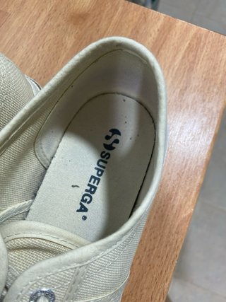 Superga Beige Hombre Talla 43