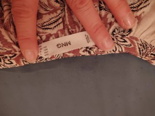 Vestido Mango Estampado Talla M