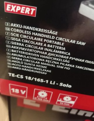 Sierra Circular Einhell TE-CS 18/165-1 Li-Solo