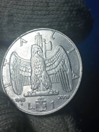 Monete Regno d'Italia 1 Lira 1940