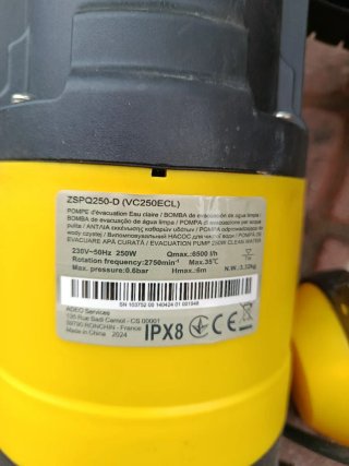 Bomba de agua sumergible para piscina