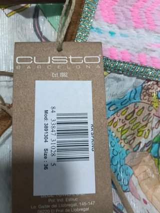 Custo Camiseta Talla Única Estampada