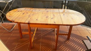 Mesa de madera extensible