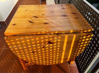 Mesa de madera extensible