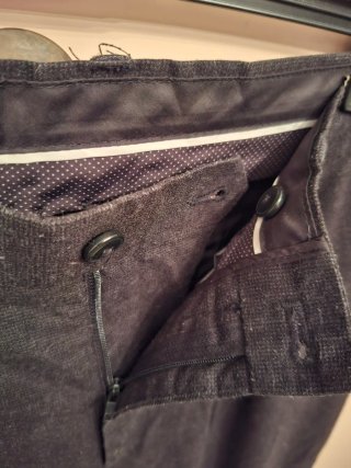 Pantaloni classici Zara grigi