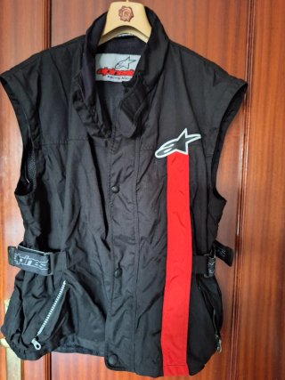 Chaleco motero Alpinestars Negro