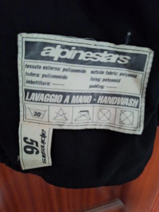 Chaleco motero Alpinestars Negro