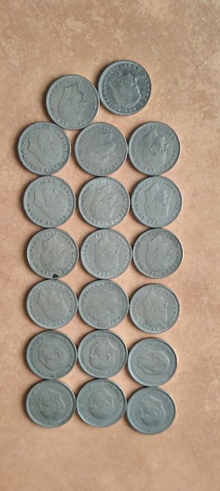 Monedas antiguas pesetas