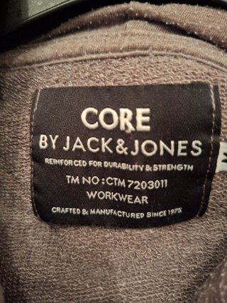 Felpa con cappuccio Jack & Jones grigio/blu