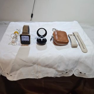 Smartwatch e Accessori Tech (Oro, Marrone)