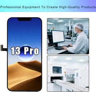 FTDLCD Schermo di Ricambio per iPhone 13 Pro 6,1'' FHD