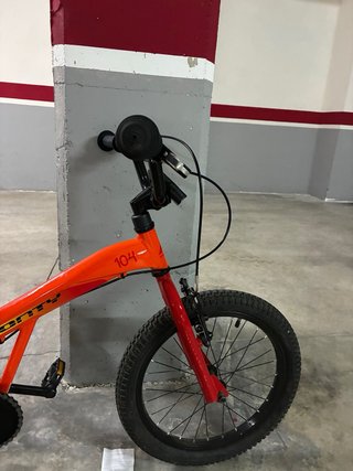 Bicicleta Monty 104 Infantil Naranja