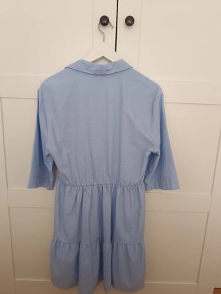 Vestido camisero Stradivarius azul Talla M