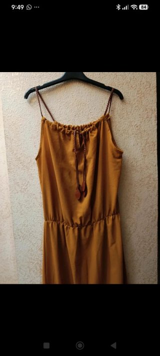 Vestito lungo estivo arancione