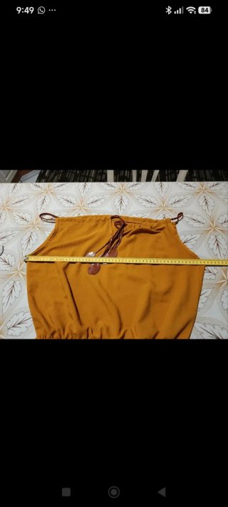 Vestito lungo estivo arancione