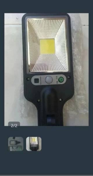 Farol LED Negro y Blanco