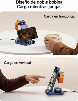 PHELINTA Caricabatterie 3in1 Samsung S26 Watch Buds