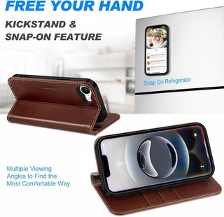 SHIELDON Custodia per iPhone 16e 6.1'' Cafe Retro