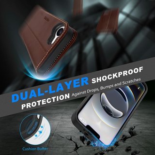 SHIELDON Custodia per iPhone 16e 6.1'' Cafe Retro