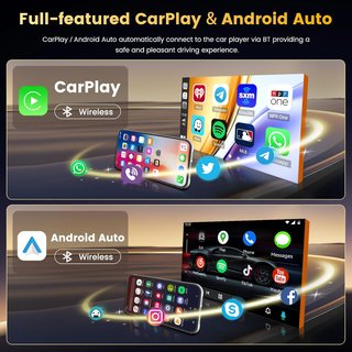 FULUKU 4+128GB Autoradio 10.1'' Android 15 Renault