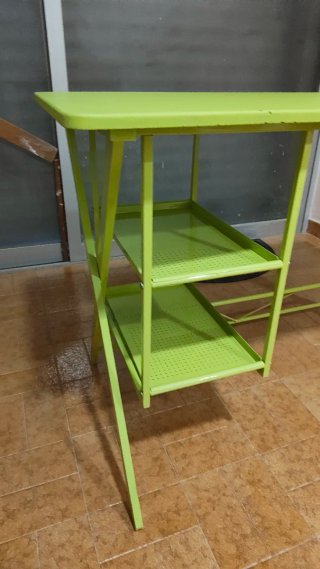 Escritorio de estudio verde