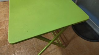 Escritorio de estudio verde