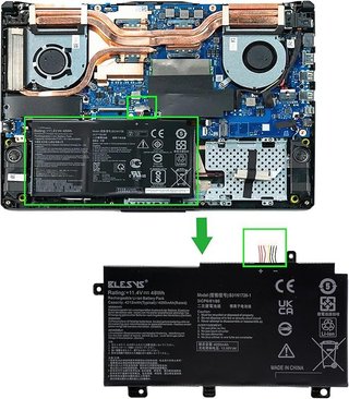 BLESYS B31N1726 Batería ASUS TUF Gaming FX504G