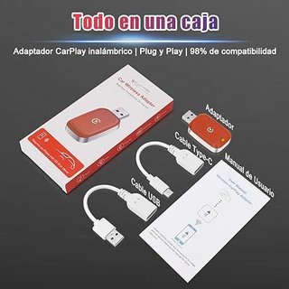 WODHMIEY CarPlay Inalámbrico USB