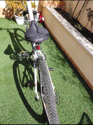 Bicicleta Rockrider ST100 Blanca talla S
