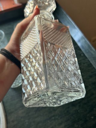 Juego 6 Vasos Whisky y Botella Decantadora