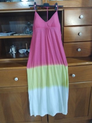 Vestito lungo tie-dye taglia unica