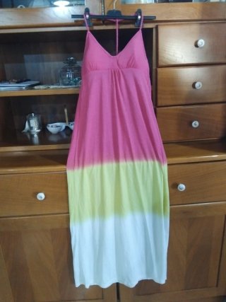 Vestito lungo tie-dye taglia unica