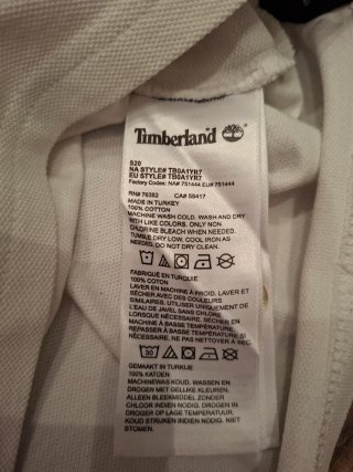 Polo Timberland Bianco Uomo Taglia M
