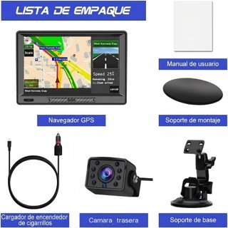 HEXINEX GPS 9'' Camión Coche Bluetooth Cámara