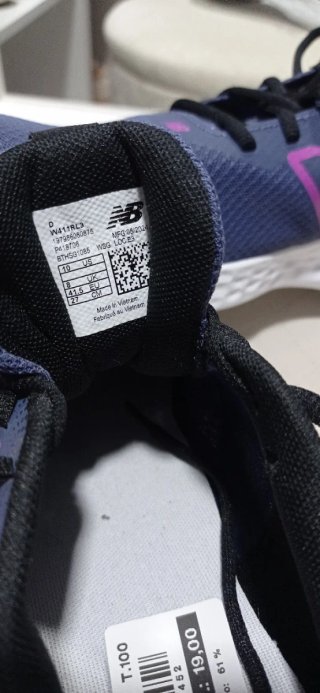 Zapatillas New Balance 411 Azul/Rosa
