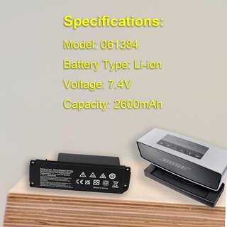MXJFYY Batería 7,4V 2600mAh Bose SoundLink Mini 1