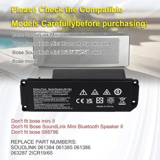 MXJFYY Batería 7,4V 2600mAh Bose SoundLink Mini 1