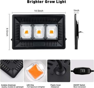 Profey P600 Luz De Crecimiento Plantas LED 150w