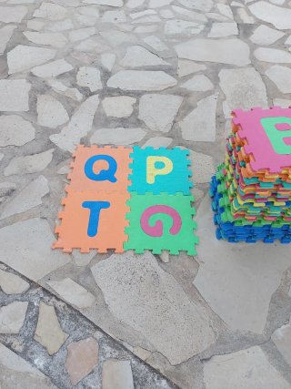 Puzzle letras y números para bebés