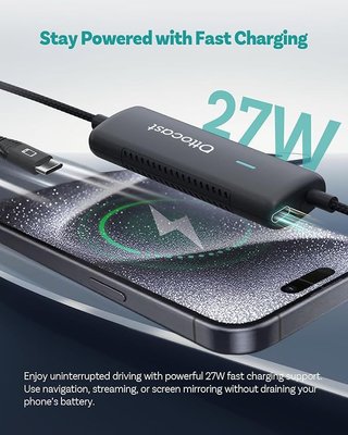 Ottocast Mirror Touch 2025 Adaptador CarPlay 3en1