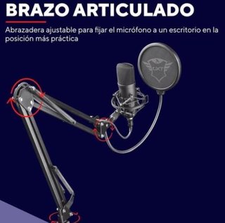Trust Gaming GXT 252 Emita Plus Micrófono USB Prof