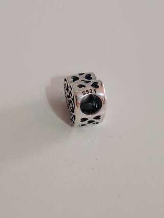 Charm Corazón Filigrana Plata
