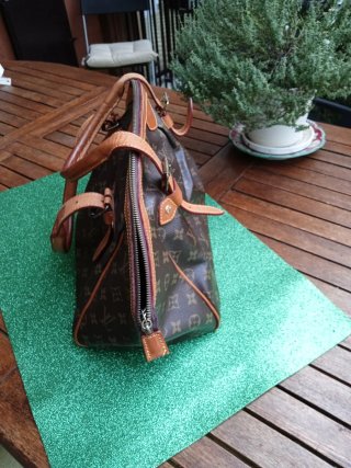 Borsa Louis Vuitton Monogram Tivoli Pelle Tela