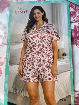 Pigiama corto Via Vanita donna M