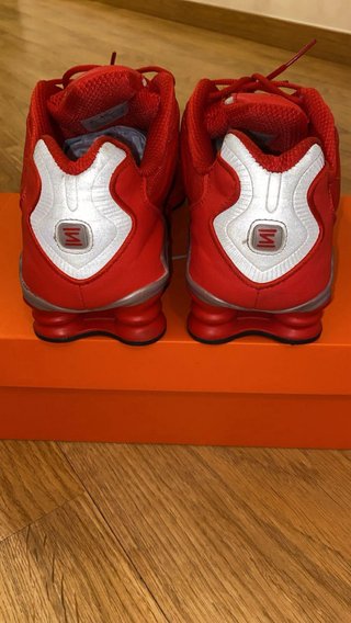 Nike Shox R4 Rojo Plata Talla 42